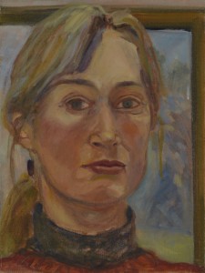 Self Portrait   9"x12"  Oil  